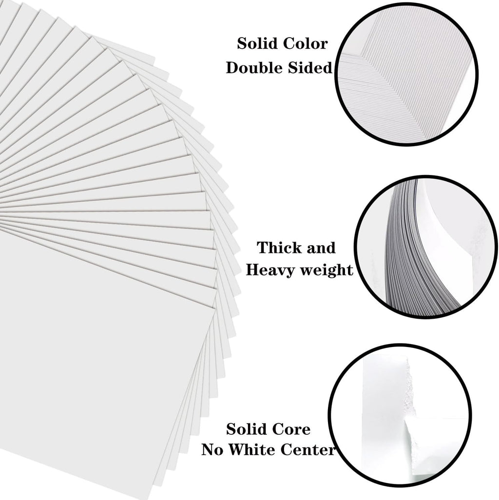 White Card A3 Card 250GSM Thick Card Stock Making Scrapbook Crafts New