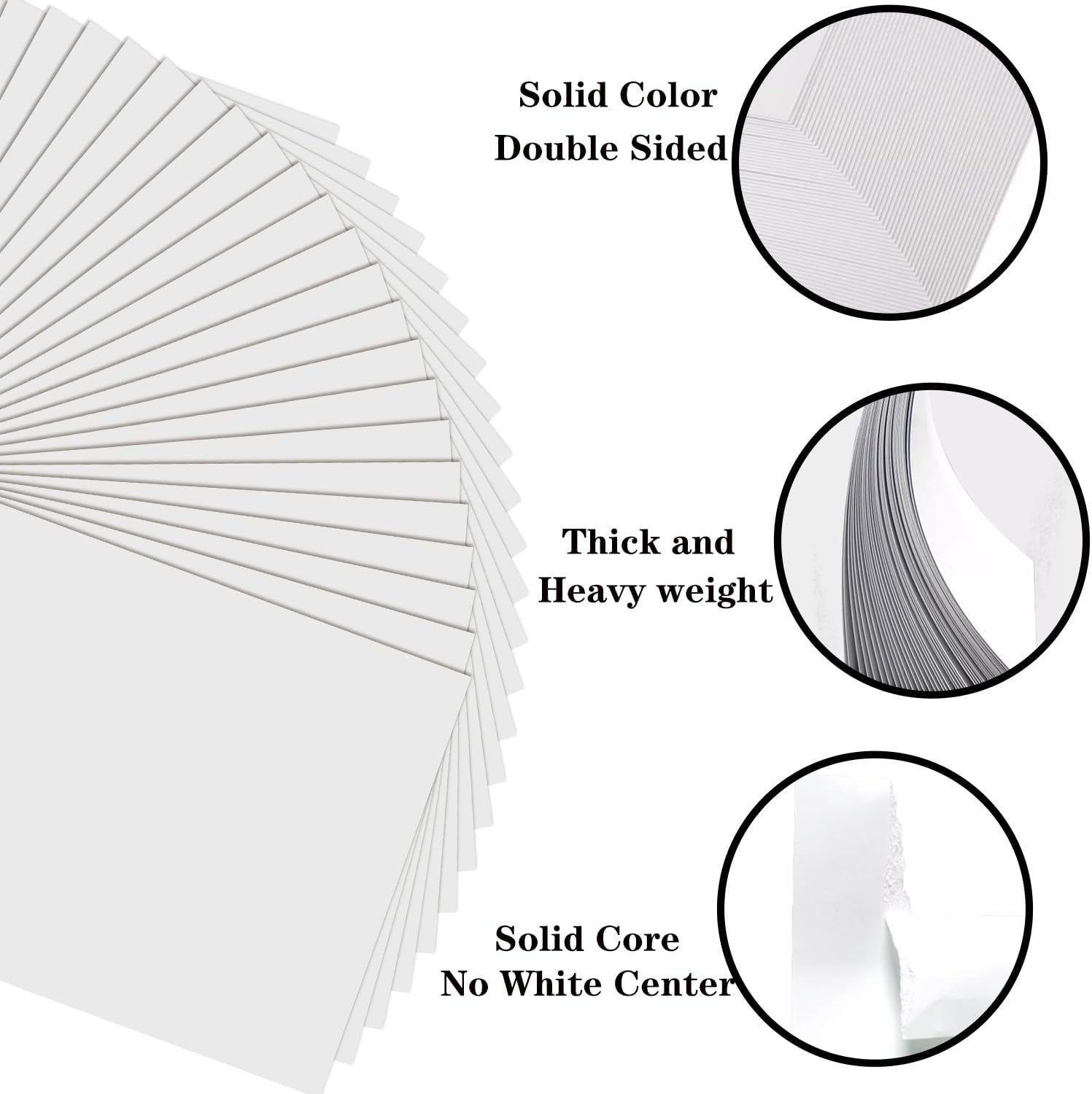 White Card A3 Card 250GSM Thick Card Stock Making Scrapbook Crafts New