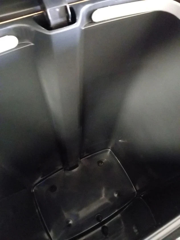 Curver 50L Capacity Deco Pedal Silent Bin Made From ResinBlack 73x39x29