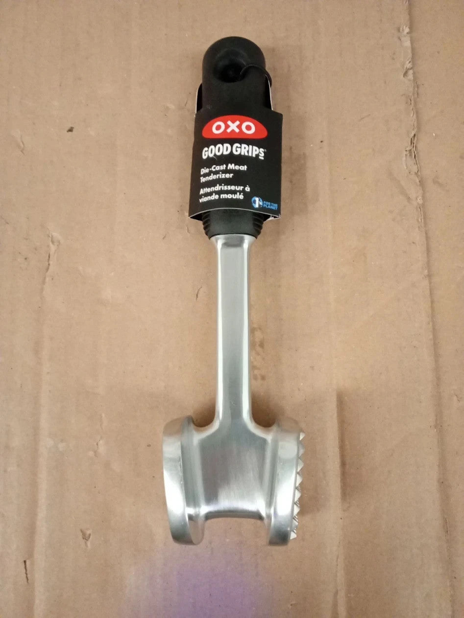 OXO Good Grips Die Cast Meat Tenderizer Die Cast Aluminium Construction Angle
