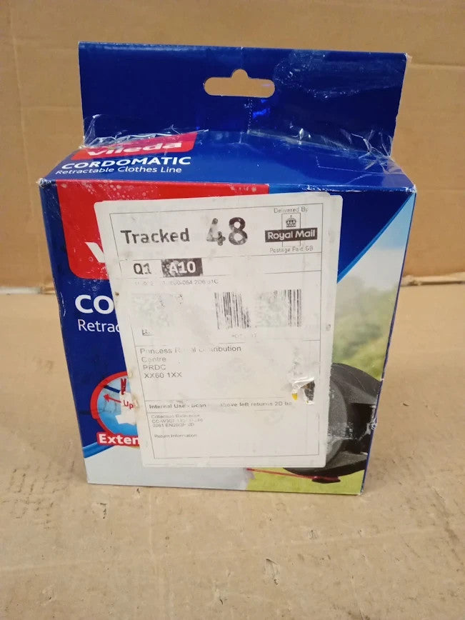 Vileda Cordomatic Retractable Washing Line 1x15m Clothes Holds To 15kg