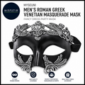 MYSEUNI Men's Roman Greek Venetian Masquerade Mask Fancy Dress Party Design New