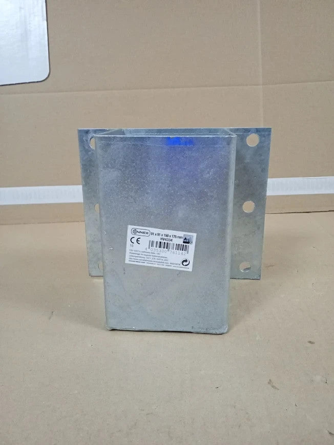 Connex HV4334 91x91x150mm Post Support Blocks Metal Silver