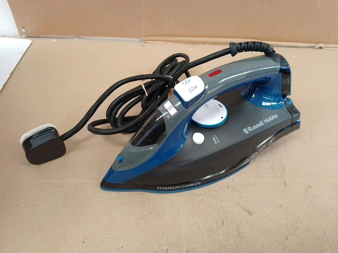 Russell Hobbs Iron 2600W 160g Steam Shot 55g min Titanium Carbide 27090