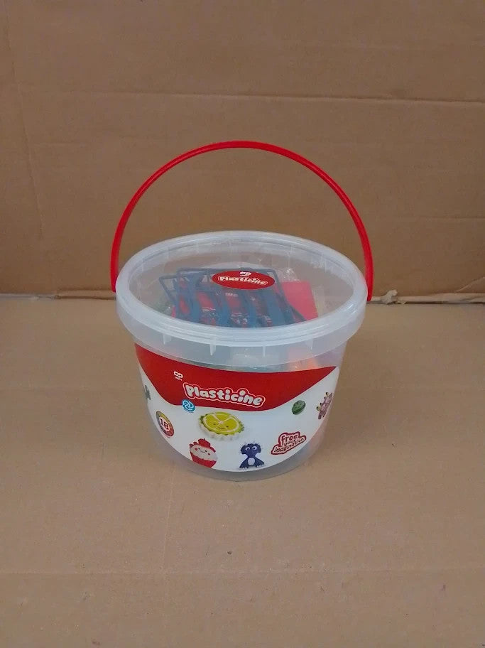Plasticine The Original Big Bucket Set Original Modelling Clay Sticks 5+ New