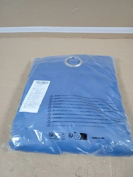 DWCN Blackout Curtains Tiebacks Thermal Insulated Solid Eyelet 46x90in New