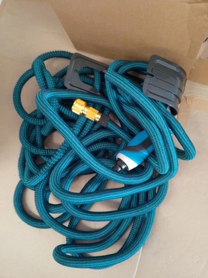 Zenmos 100ft Expandable Garden Hose Pipe 10 Function Nozzle Upgraded 3 Layer