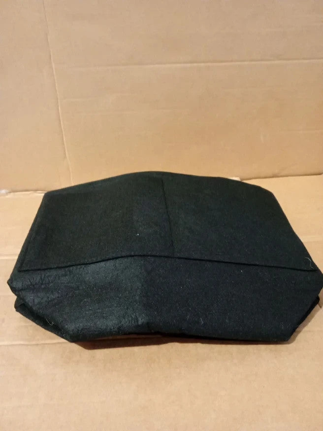 Black XL Felt Purse Organiser Insert Tote Bag Liner Multi Pockets Women New
