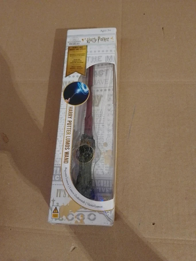 Wow Stuff Harry Potter Lumos Wand 7in Light Up Official Wizarding World New