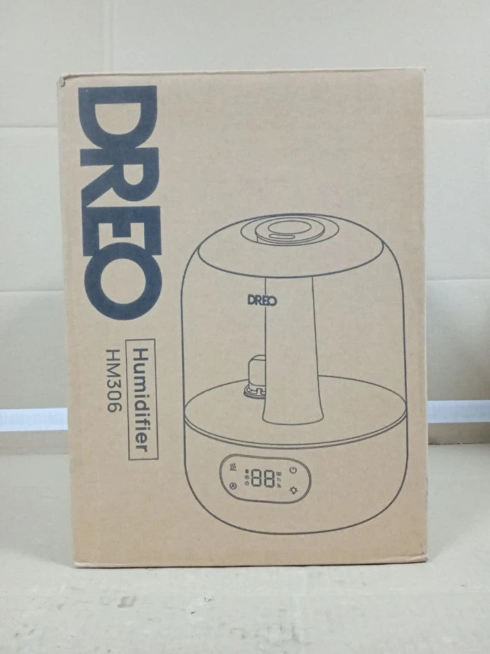 Dreo Humidifier Bedroom Sensor 26dB Quiet Cool Mist Ultrasonic Home Black