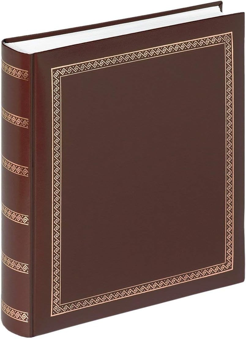 Walther Design Photo Album Brown 29x32cm Imitation Leather Embossing New