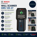 Bosch Professional Wall Scanner GMS 120 27 Detection Depth Non Magnetic Metal