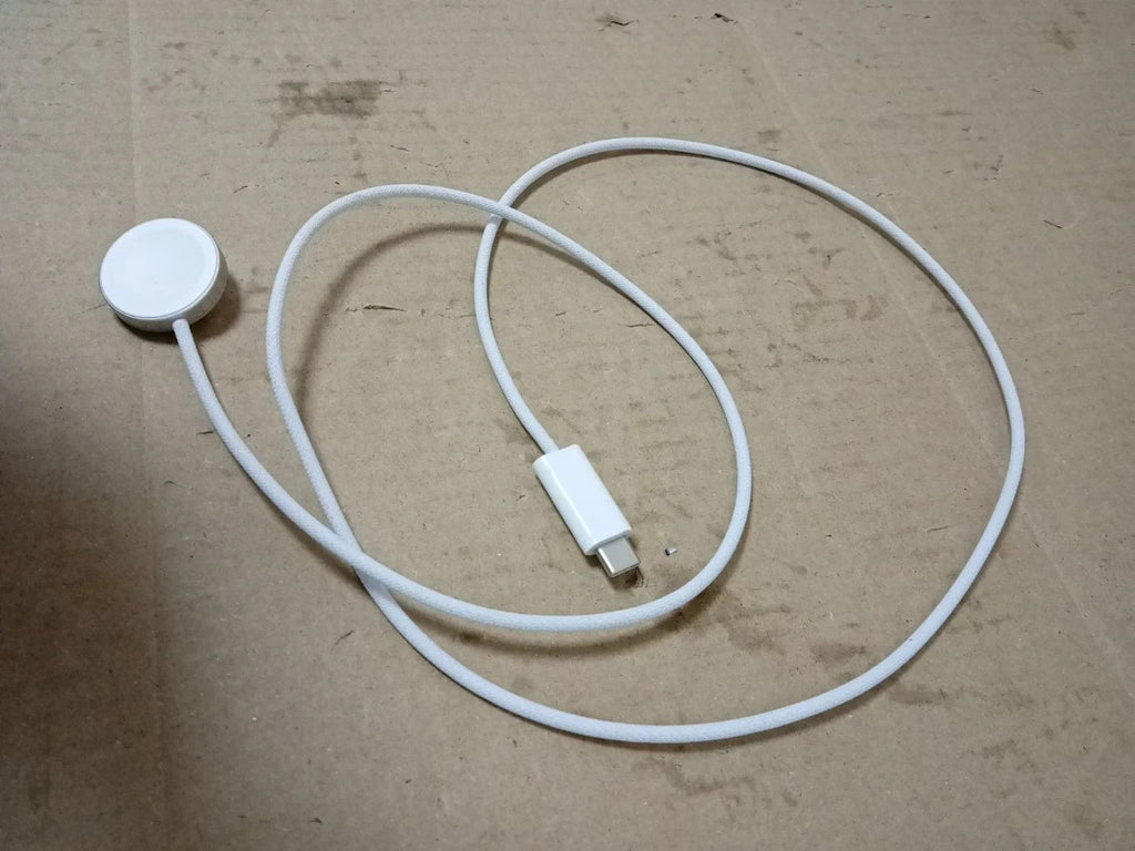 Apple Watch Magnetic Fast Charger To USB C Cable 1m White New