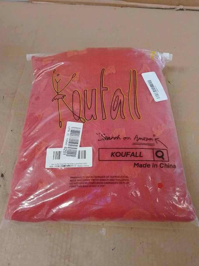 Koufall Bohemian Sheer Curtains 63Inches Kids Room Bedroom 2 Panels Faux New