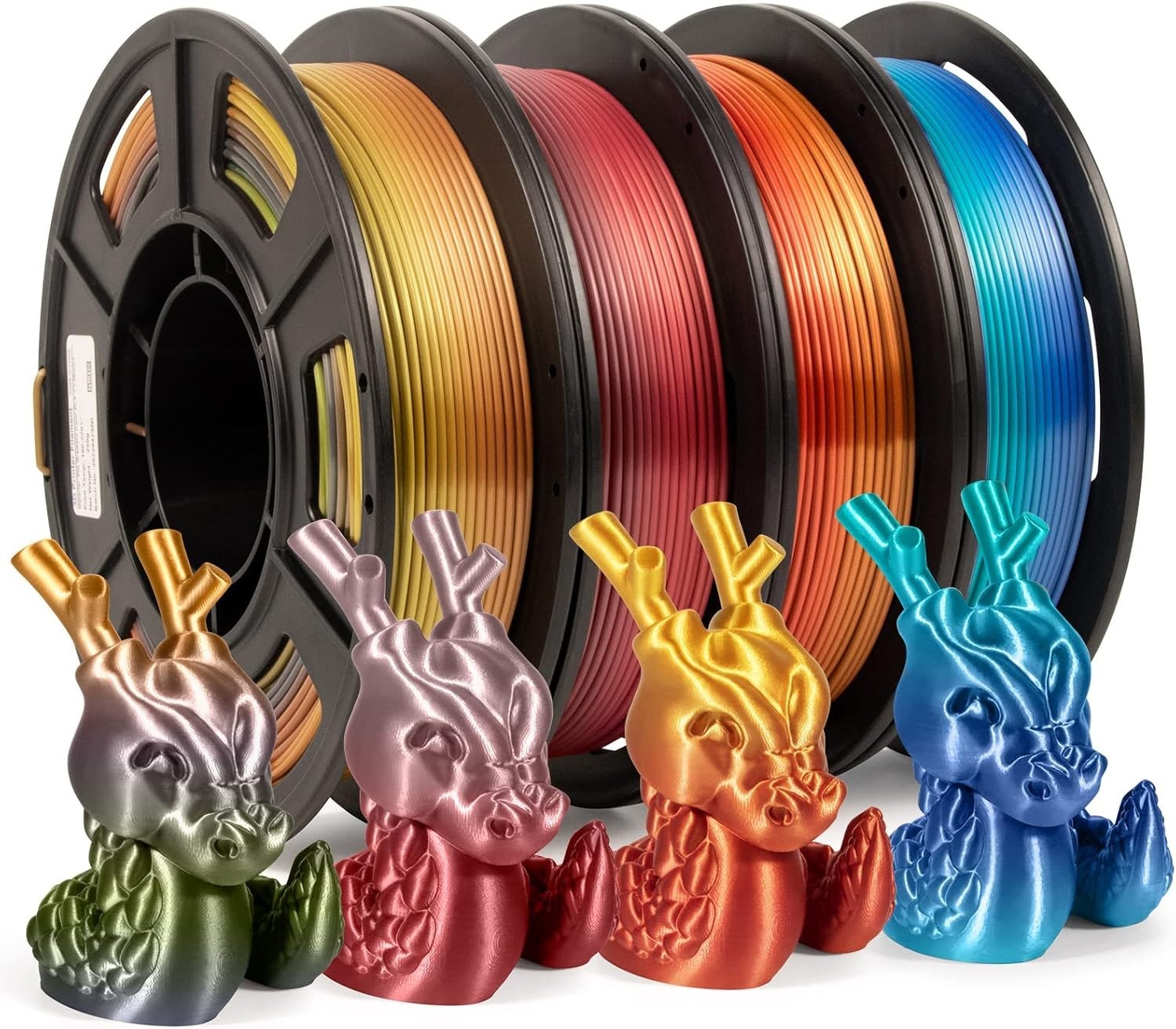 Isanmate Gradient Silk Pla Filament Set Gradient Color Silk 1.75mm 3D New