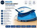 Philips PerfectCare Compact Steam Generator Iron 400g No Burns 2400W GC7840/26