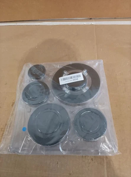 10pcs Oven Gas Hob Cover Cooker Hat Burner Cap Lid Kit 55mm 75mm 100mm 130mm New