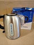 Russell Hobbs Stainless Steel Electric 1.7L Cordless Kettle Quiet Fast Boil 3KW