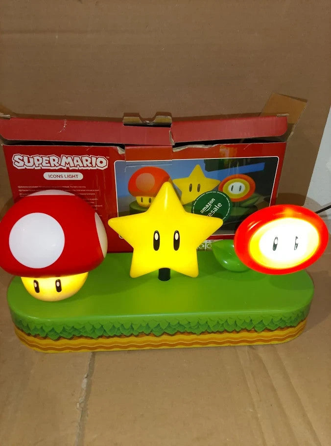 Paladone Super Mario Icon Light Officially Licensed Mario Brothers Free Standing