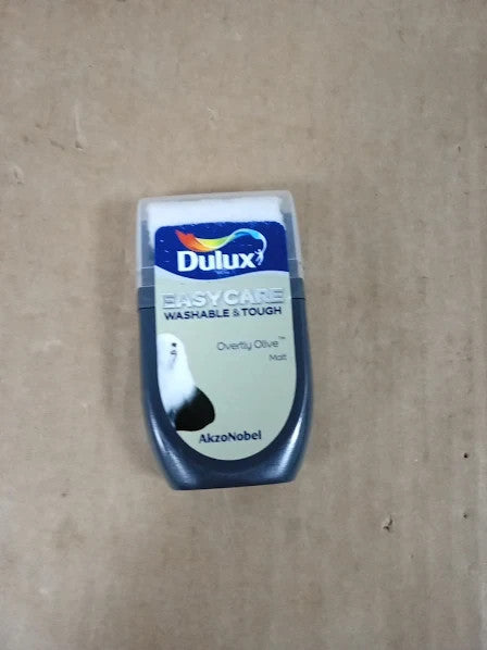Dulux Easycare Washable & Tough Tester Paint Overtly Olive 30ml New