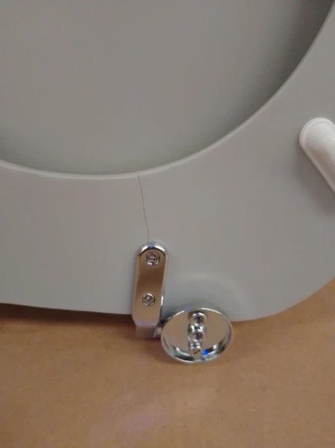 Argos Wood Slow Close Pine Toilet Seat Grey Bathroom Replacement Quality Design