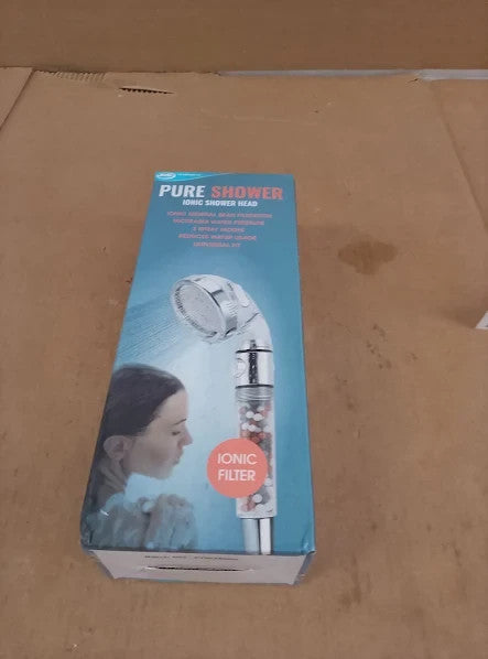 Jml 3 Function Pure 1x Shower Head Chrome 1x IM Easy Clean 35% Water Saving New