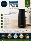 Tramontina 61636/103 Thermal Carafe Tabletop Pot Carafe 3.3 gal 1L Black