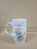 Me To You Tatty Teddy Ceramic Travel Mug Inspirational Quote Keep Shining