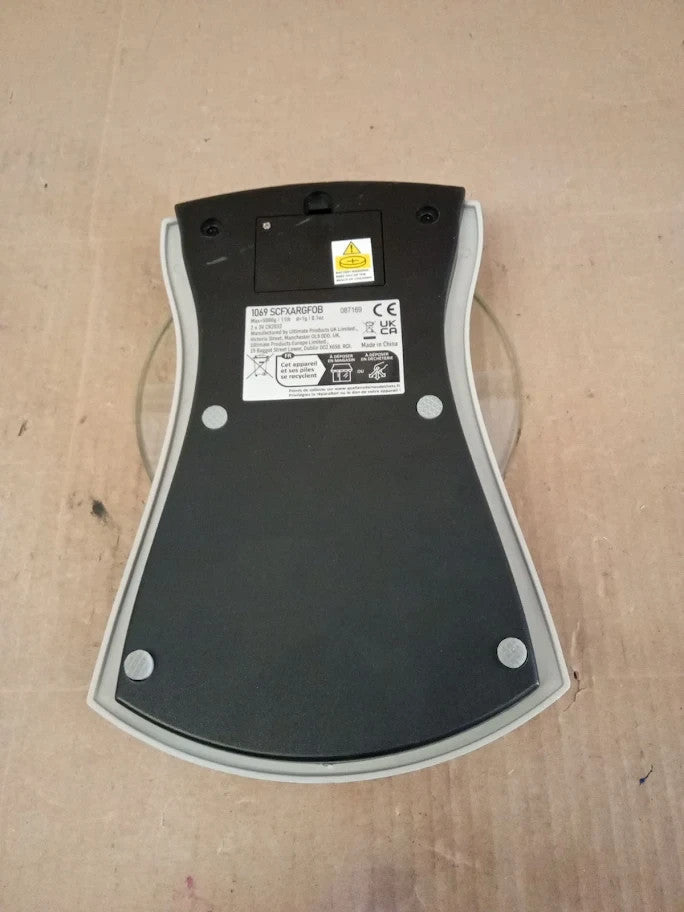Salter lectronic Scale Silver LCD display 23.5x15x22cm New