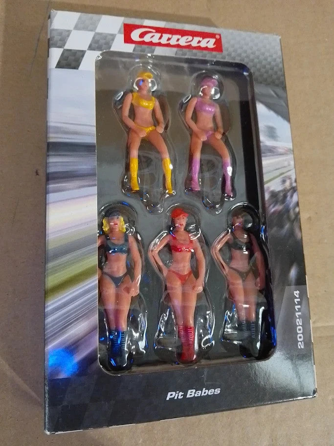 Carrera Evolution 20021114 Pit Babes Figure Racing System Multi Color New