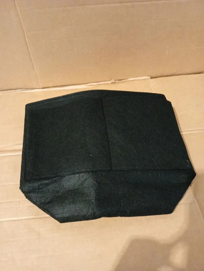 Black XL Felt Purse Organiser Insert Tote Bag Liner Multi Pockets Women New