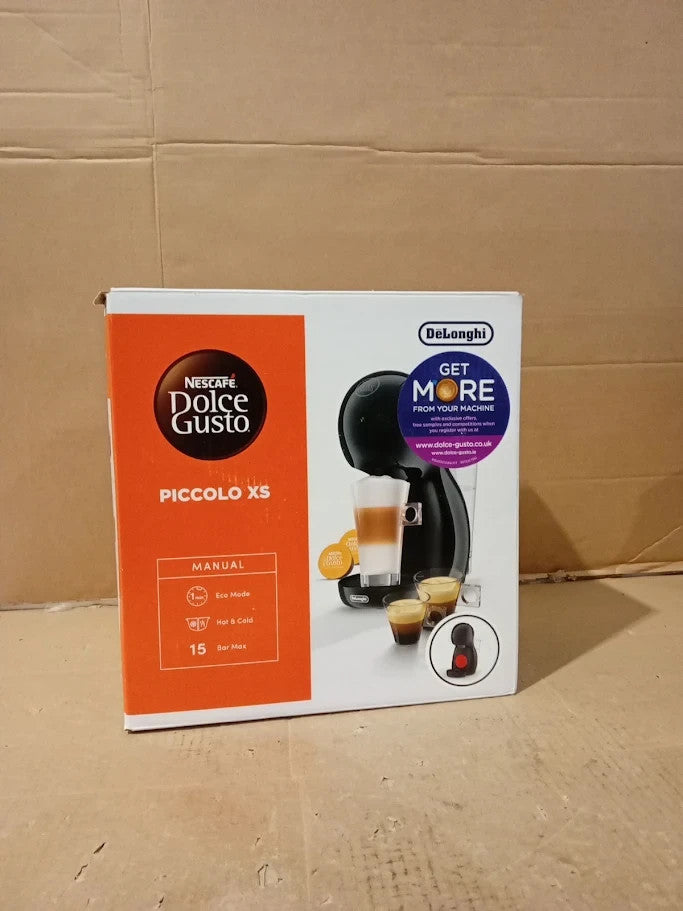 Nescafe Dolce Gusto EDG210B Pod Coffee Machines Piccolo Coffee XS Manual New