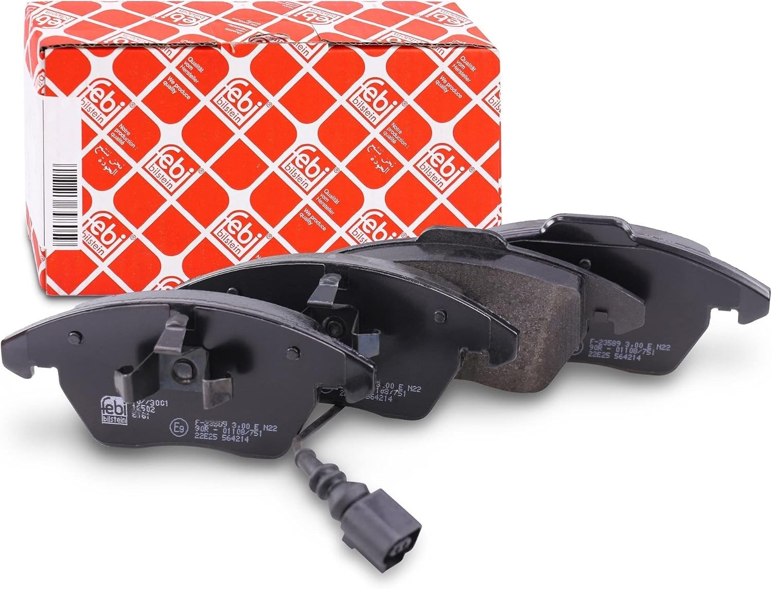 Febi Bilstein 16502 Brake Pad Set Metal Front ECE R90 1 Unit New