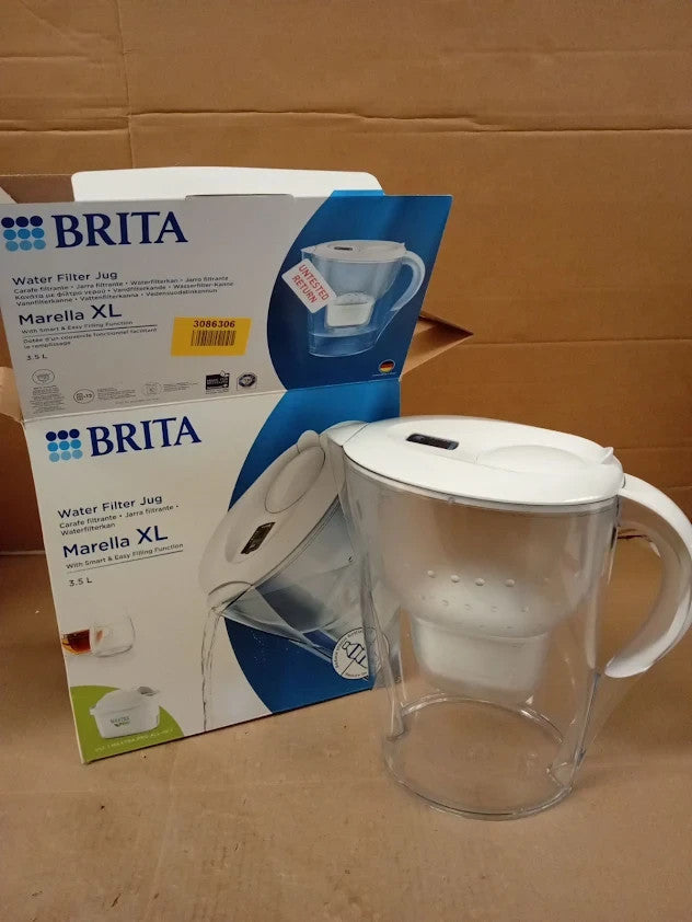 Brita Maxtra Pro Marella XL White Plastic Jug Filtered Water Capacity 2L