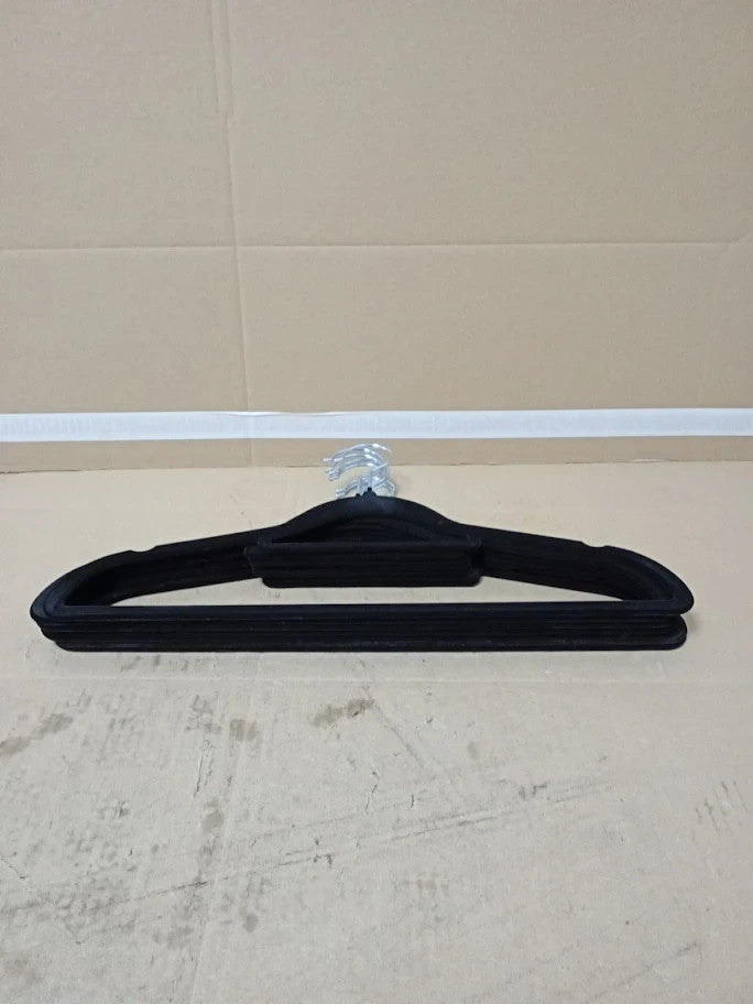 Keplin Velvet Hangers 7 Pack Non Slip Clothes Tie Bar 360° Hook Durable New