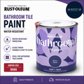Rust Oleum Red Water Resistant Bathroom Tile Paint Gloss Finish Empire Red