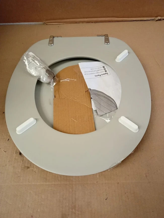 Argos Home Tongue Groove Style Toilet Seat Adjustable 45x37.3x5.3cm