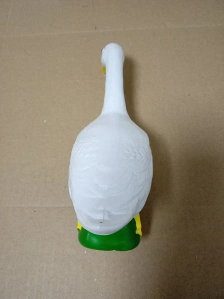 Fockety Goose Statue Large White Geese Duck Garden Statues Resin Porch
