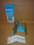 Buding Broom Brush Cleaning Mop Baseboard Glide Dust Extend 32x12.5x135cm