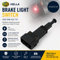 Hella 6DD 008 622731 Brake Light Switch 12V 4 Pin Connector Bayonet Changeover