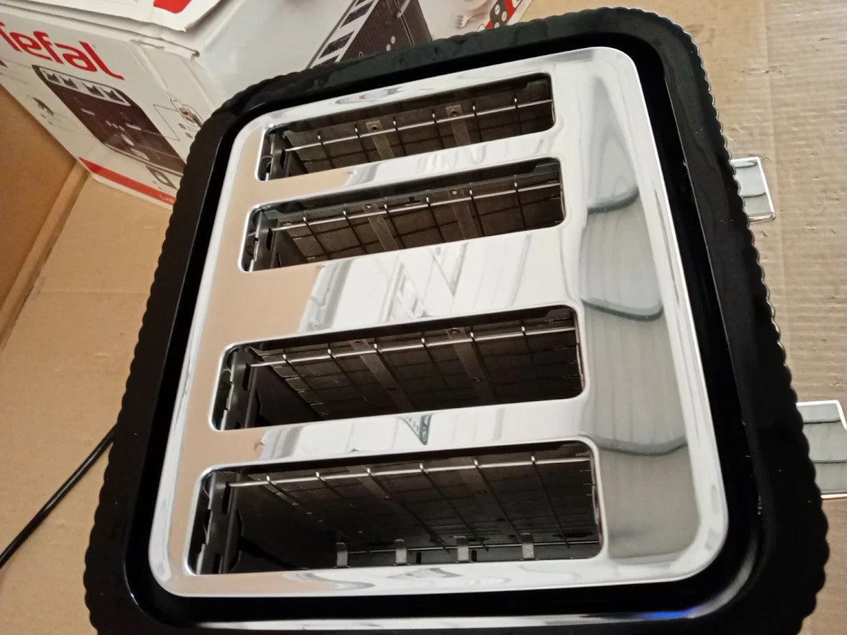 Tefal Loft 4 Slot Toaster 7 Browning Levels Defrost Stop Reheat Functions