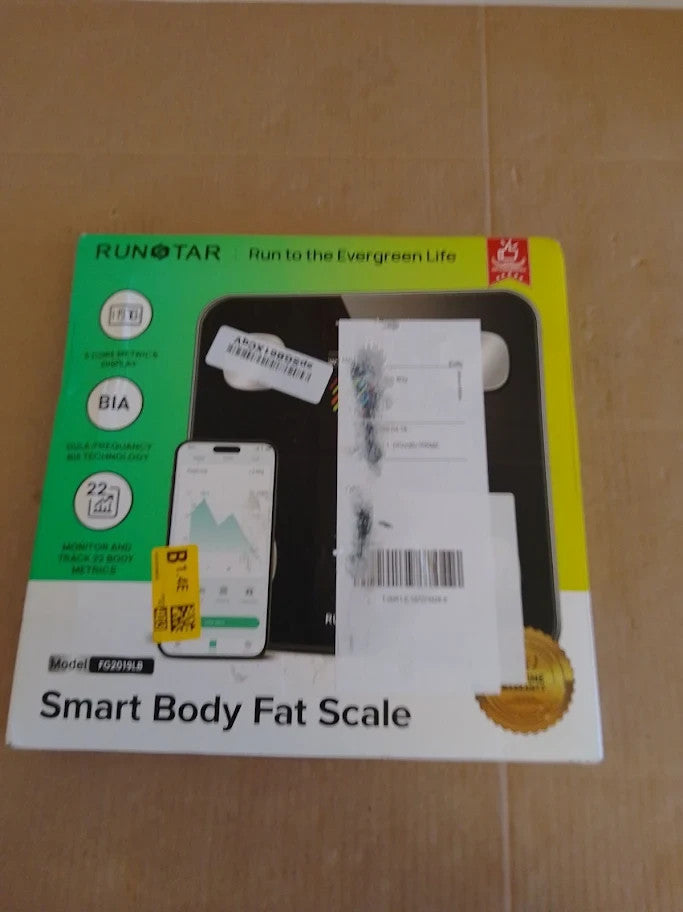Runstar Scales Body Weight Fat Percentage High Accuracy Large Display BMI New