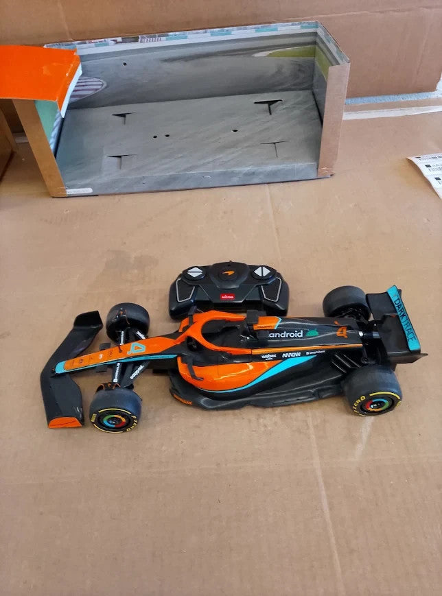 McLaren F1 MCL36 RC Car 1:18 Scale Remote Control Formula 1 Toy Multicolour New