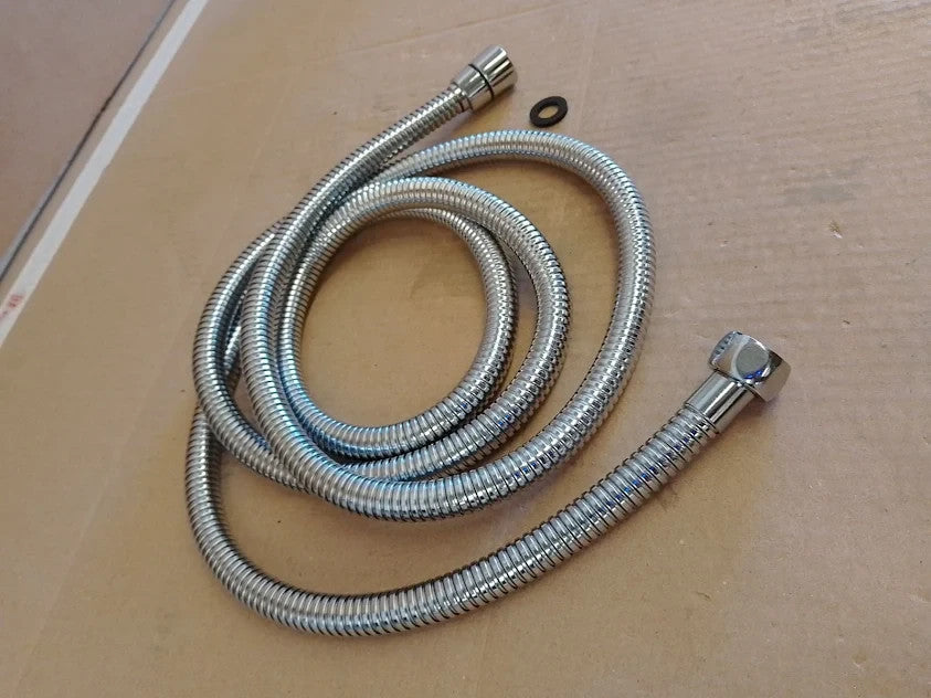 Zuvo 2m Extra Long Stainless Steel Shower Hose Heavy Duty High Pressure New