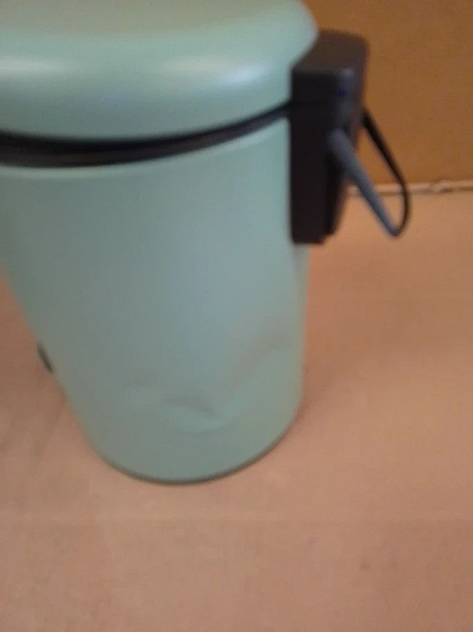Pedal Bathroom Bin Mint Green Soft Close Waste Bin Removable Inner Bucket