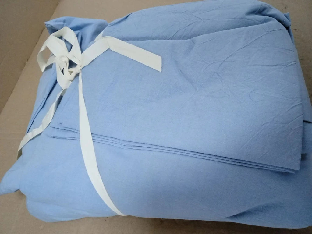 Bestouch Duvet Cover Set 100% Washed Cotton Linen Feel Super Soft King Size New