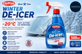 CarPlan TDI501 Blue Star Winter De Icer Trigger Spray 500ml Auto Pratic 3 Pieces