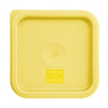 Hygiplas Square Yellow Lid Fit Small 1.5/3.5L Dishwasher Safe Tight Seal New