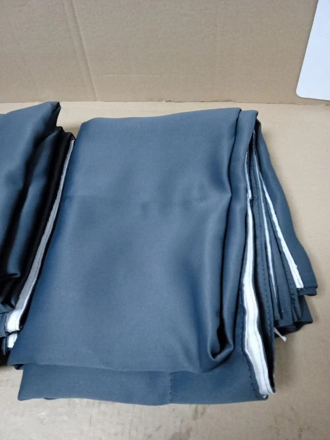 Deconovo Solid Rod Pocket Curtains Insulated Pencil Pleat Blackout 90x72in New