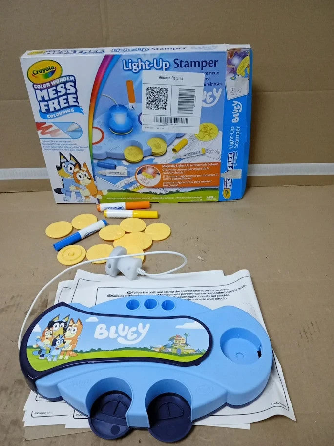 Crayola Bluey Color Wonder Magic Light Up StamperBluey Stamps3+ New